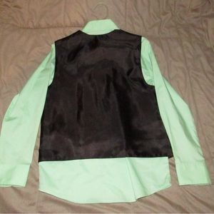 BRAND NEW BOYS SIZE 10 DRESS SHIRT WITH VEST